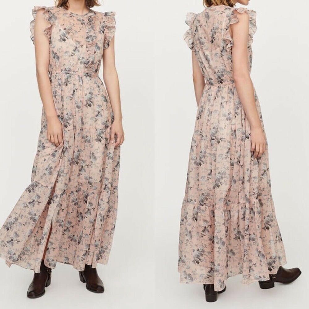 New - Maje maxi, floral dress.